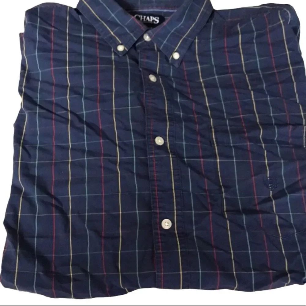 Chaps long sleeved button up shirt in excellent condition size XLT